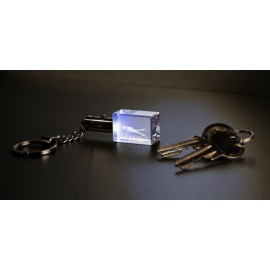 3D gravirani kristalni obeski za ključe