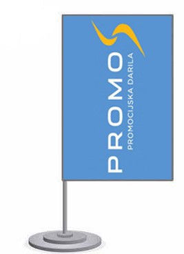 Moderne namizne promocijske zastavice PRAVOKOTNIK